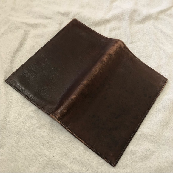 Fine Calfskin Boho  dark brown wallet - Picture 11 of 13